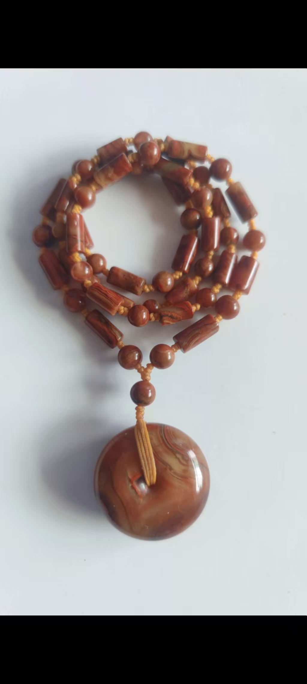 北票战国红挂件十项链-嘉城艺术交易平台