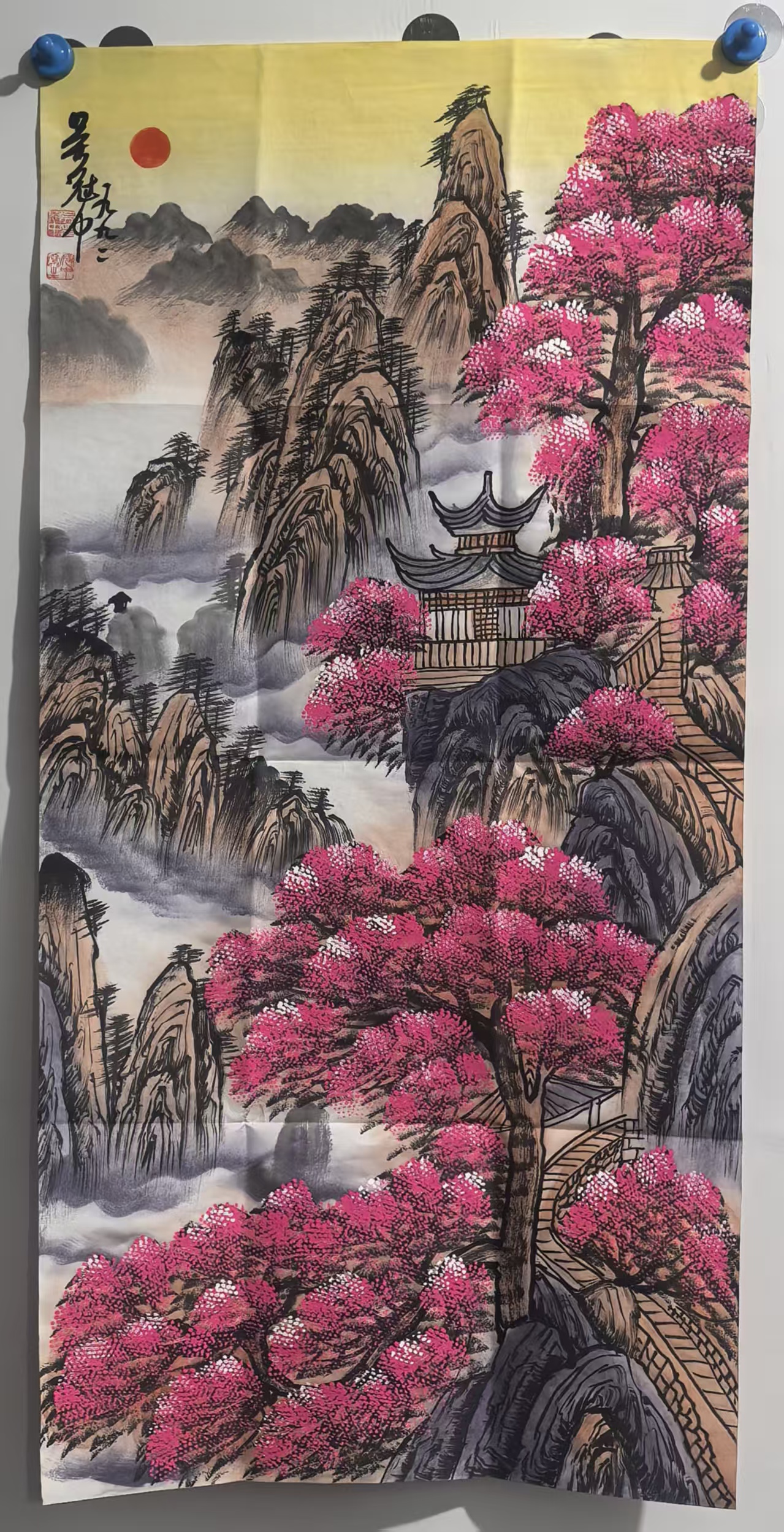 吴冠中《鸿运当头》-嘉城艺术交易平台