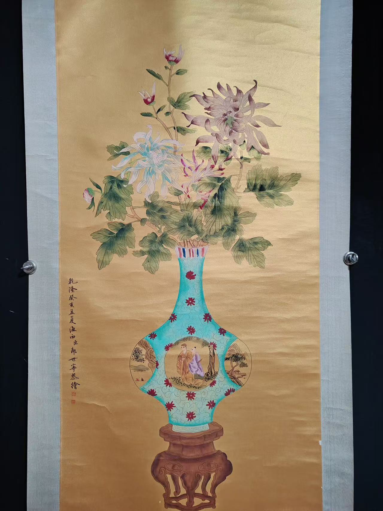 郎世宁《花瓶》-嘉城艺术交易平台