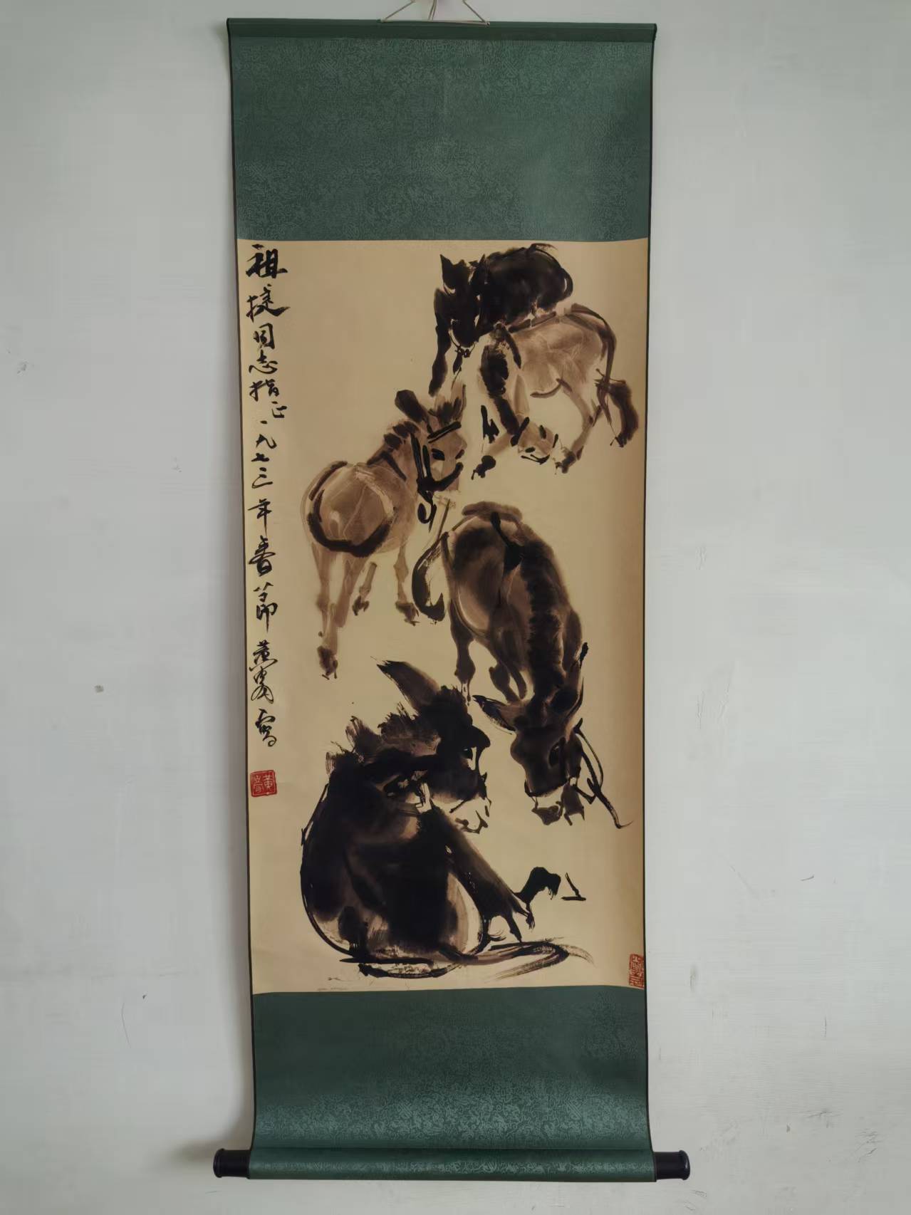 黄胄《群驴图》-嘉城艺术交易平台