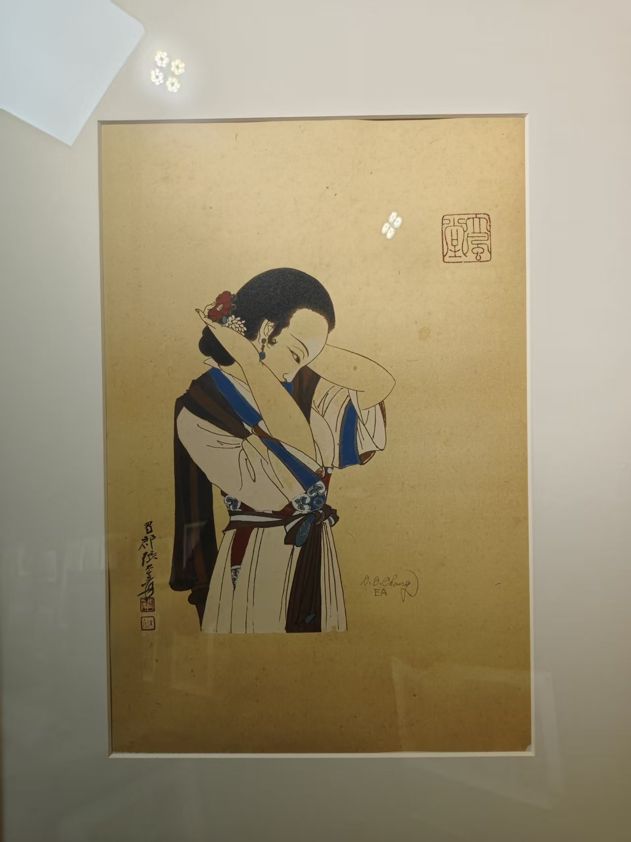 张大千《簪花仕女图》-嘉城艺术交易平台