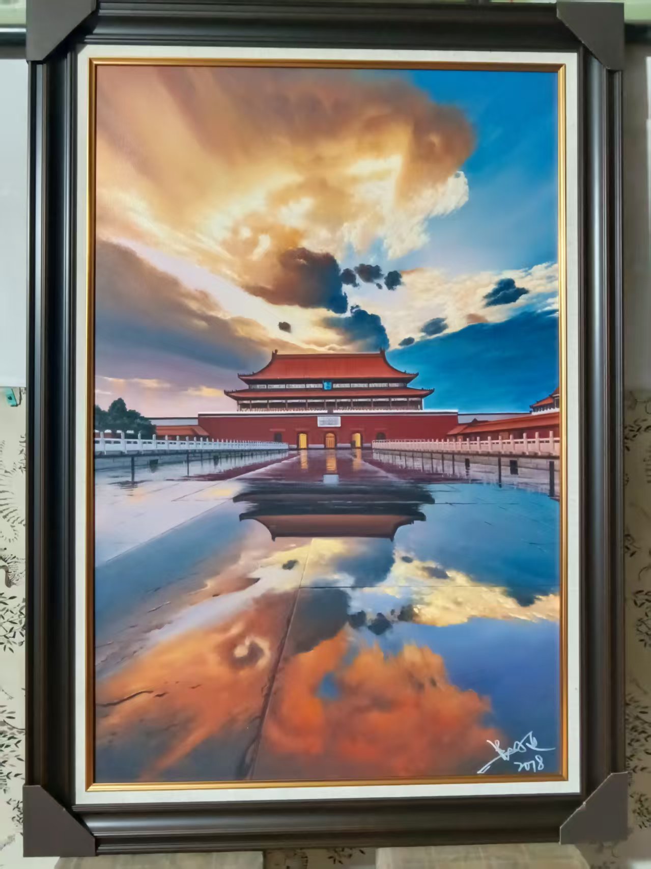 吴子逸《霞光》-嘉城艺术交易平台