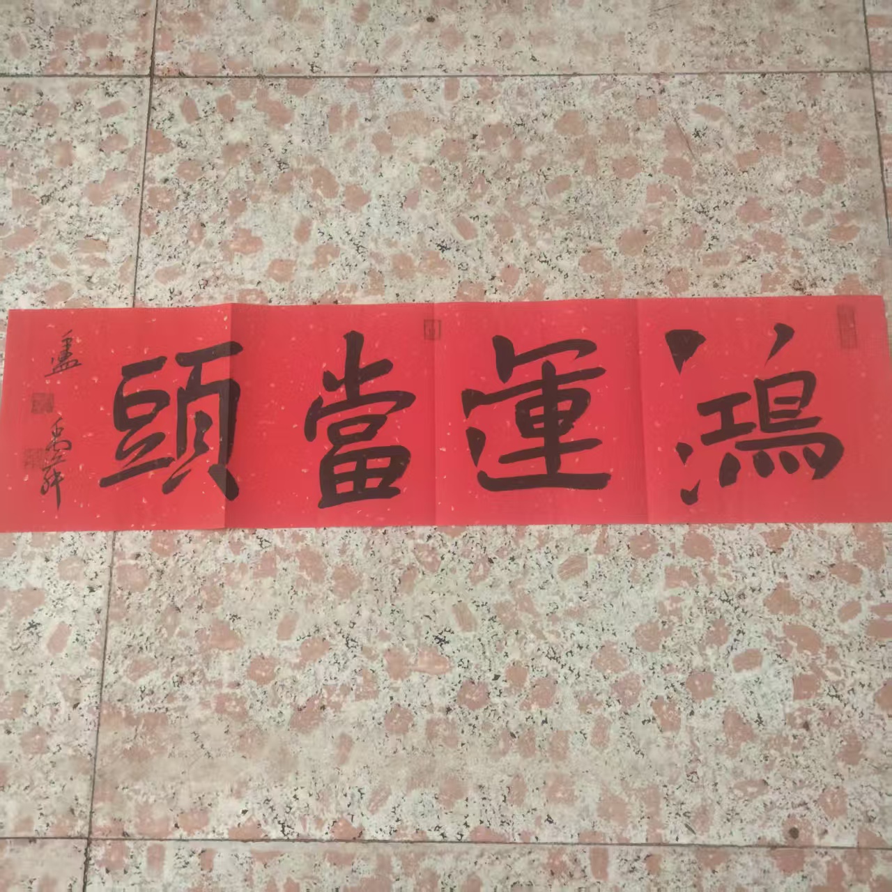 卢禹舜《鸿运当头》书法-嘉城艺术交易平台