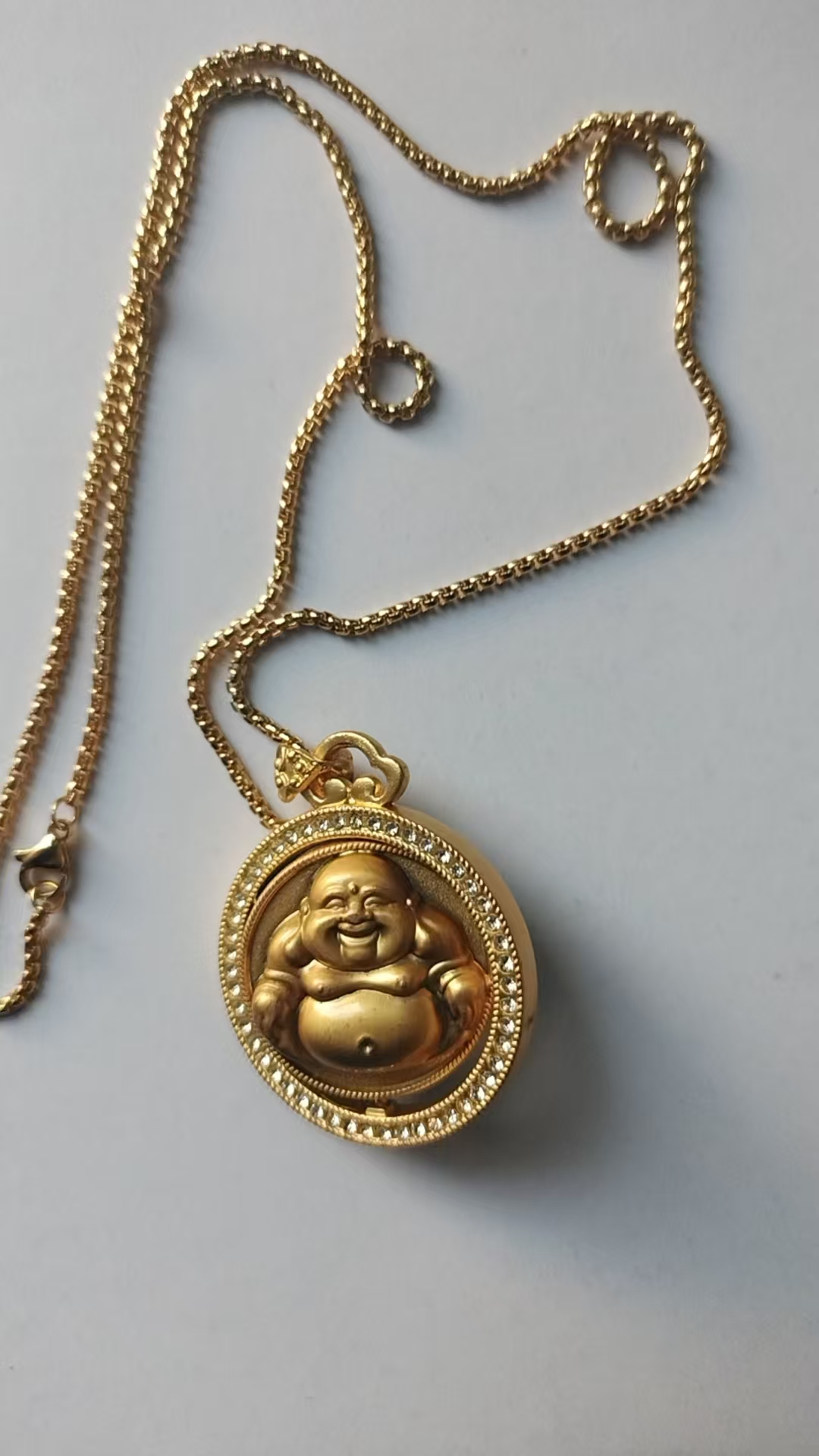 弥勒佛项链吊坠-嘉城艺术交易平台