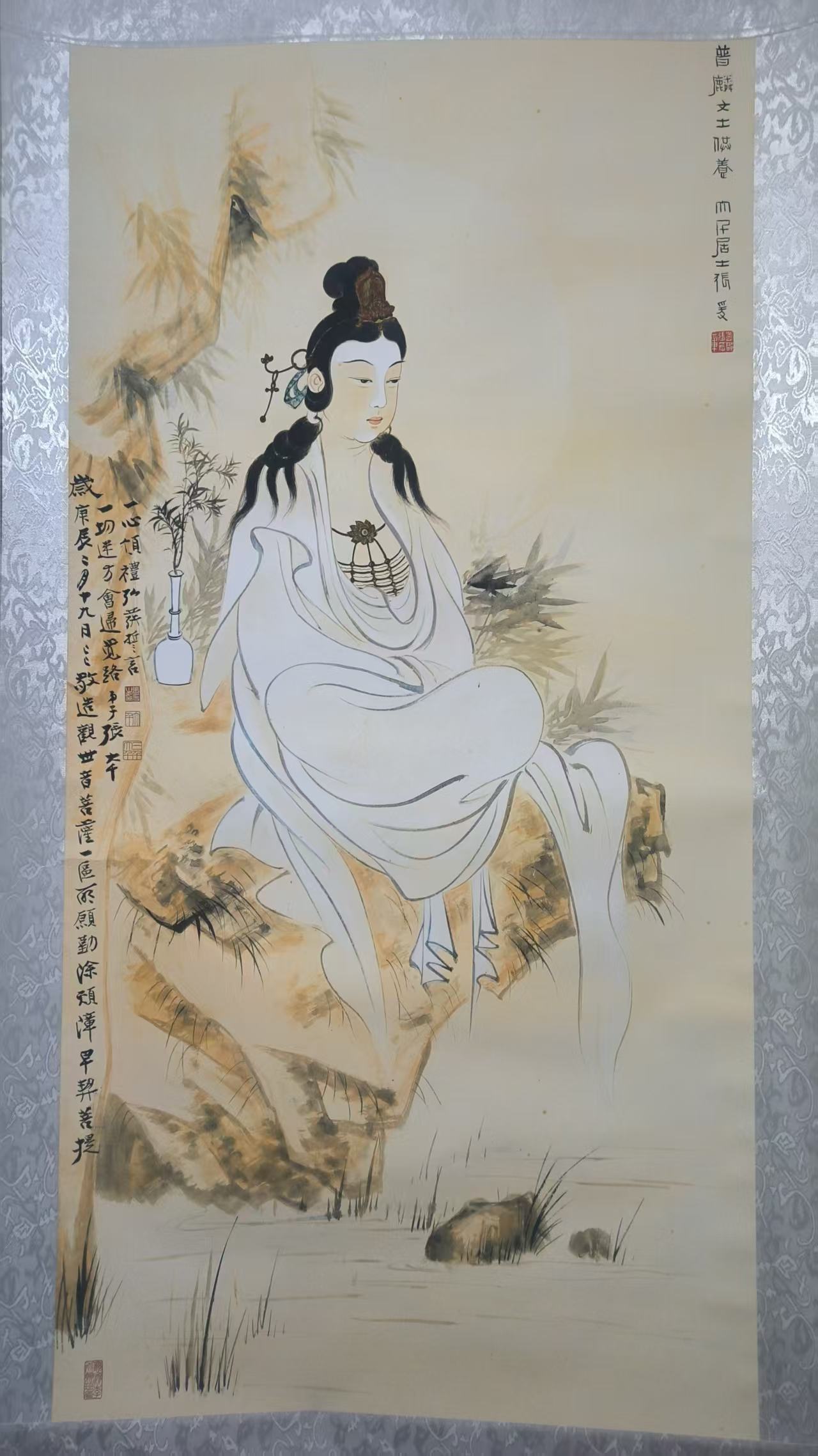 张大千《菩萨像》-嘉城艺术交易平台