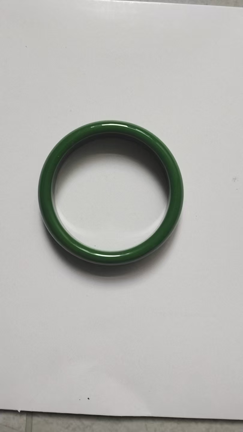 和田玉碧玉（俄料）《手镯》-嘉城艺术交易平台