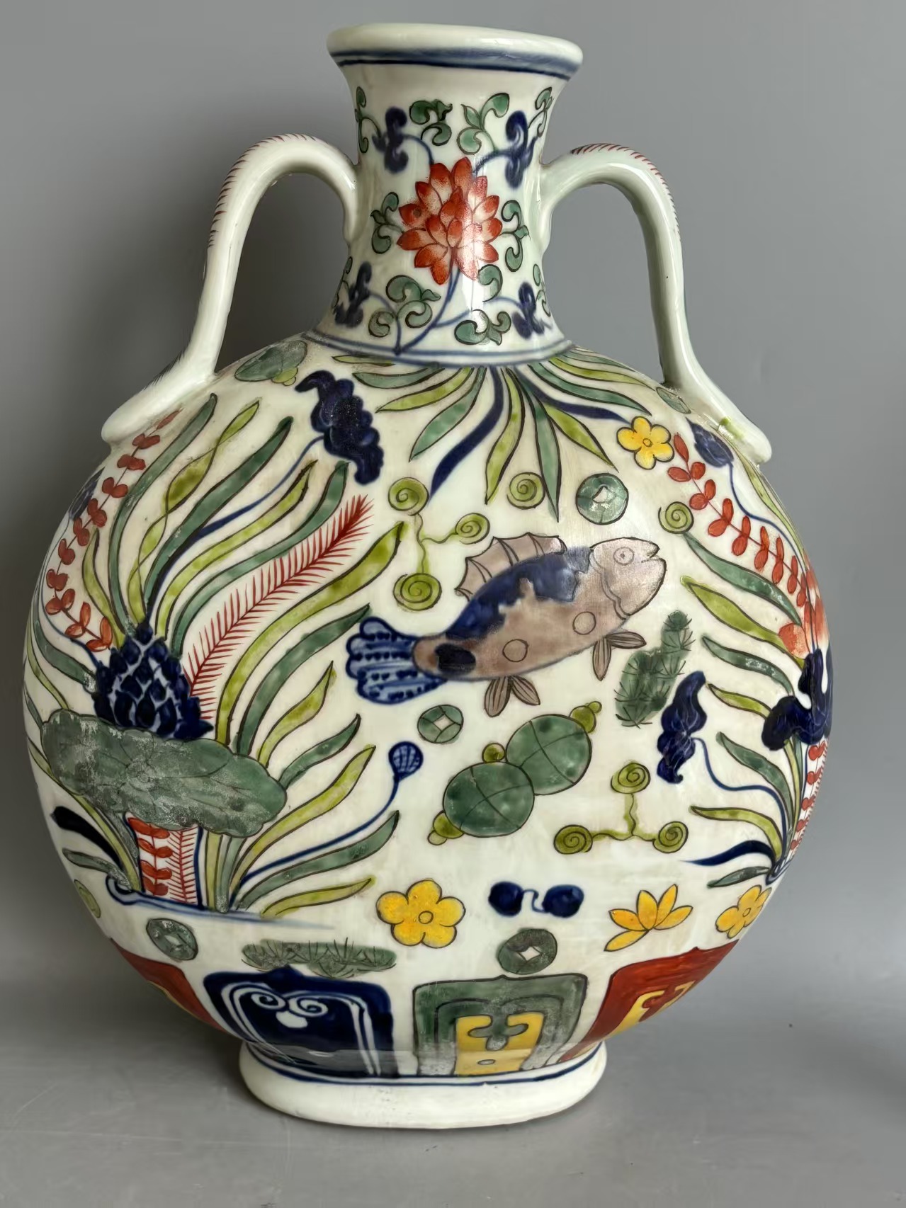 宣德年制《双耳抱月瓶》官窑-嘉城艺术交易平台