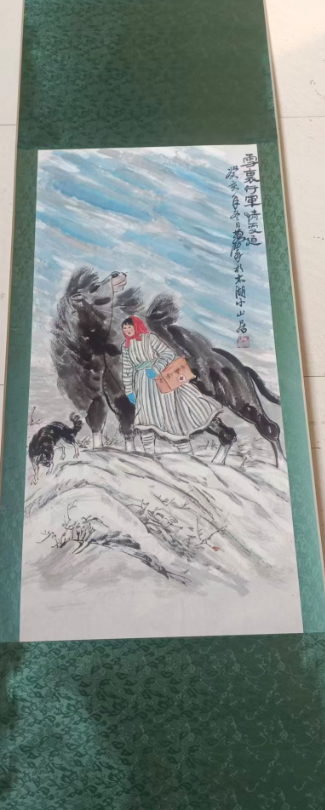 黄胄《雪里行军》-嘉城艺术交易平台