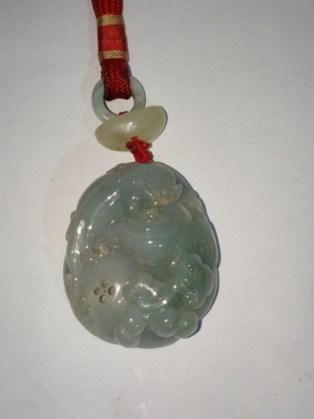 翡翠《貔貅手把件》-嘉城艺术交易平台