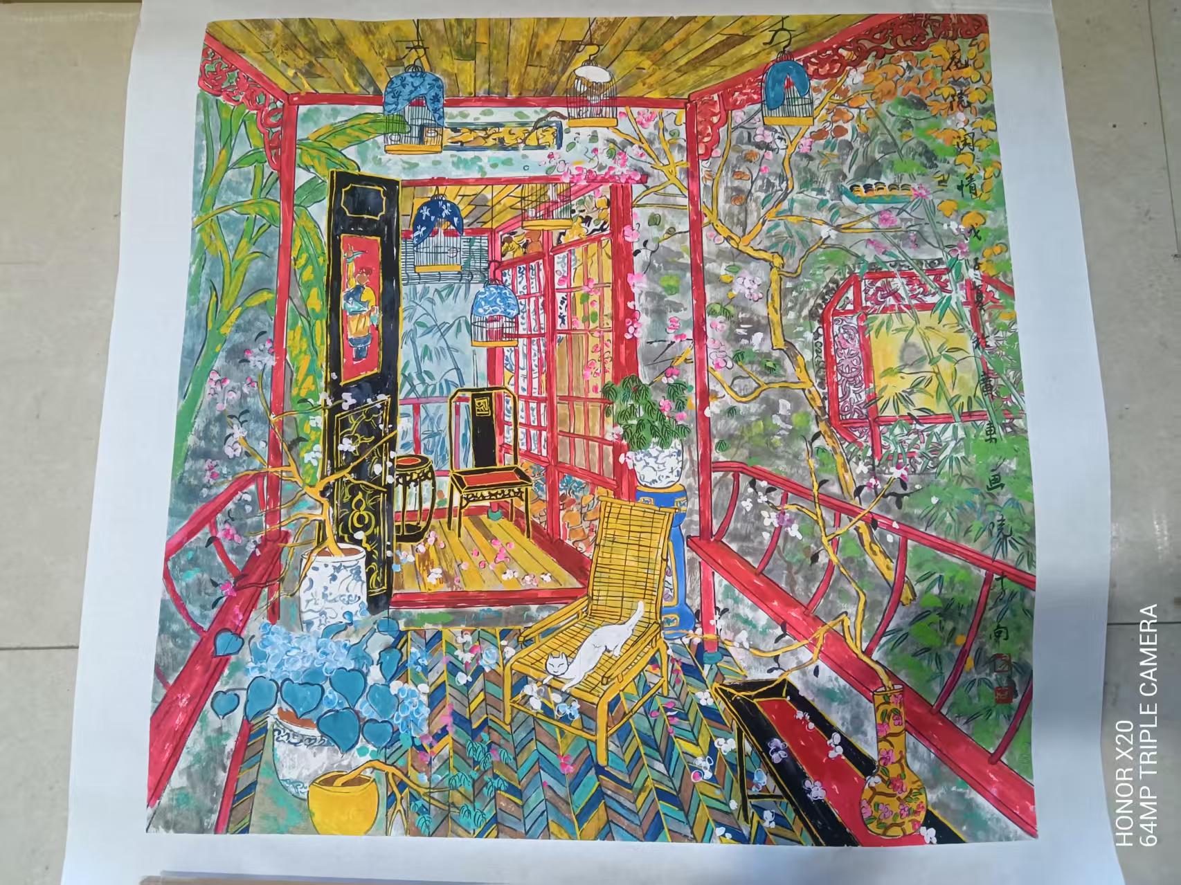 方向《花院》-嘉城艺术交易平台