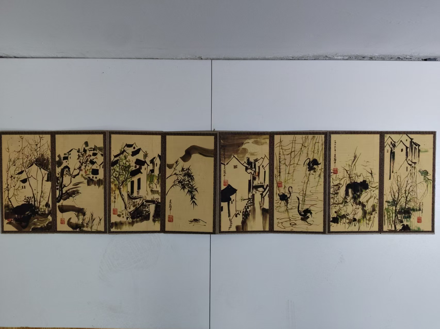 吴冠中《江南八景》-嘉城艺术交易平台