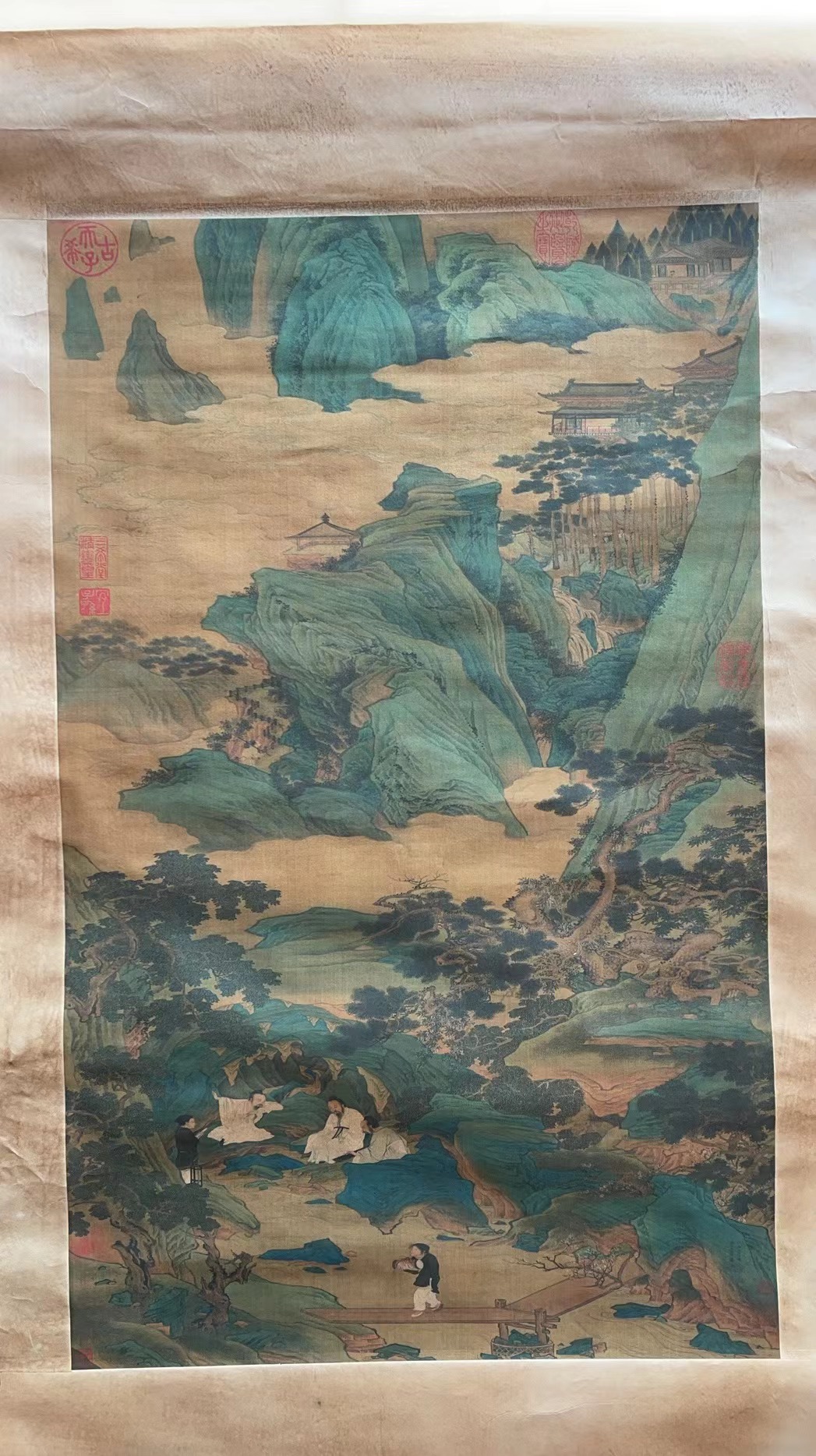 仇英《桃源仙境》-嘉城艺术交易平台