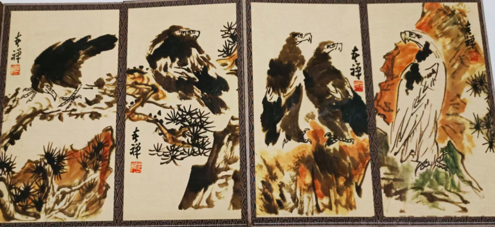 李苦禅《雄鹰画册》-嘉城艺术交易平台