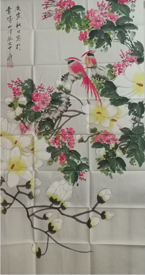 张大千《花鸟图》-嘉城艺术交易平台