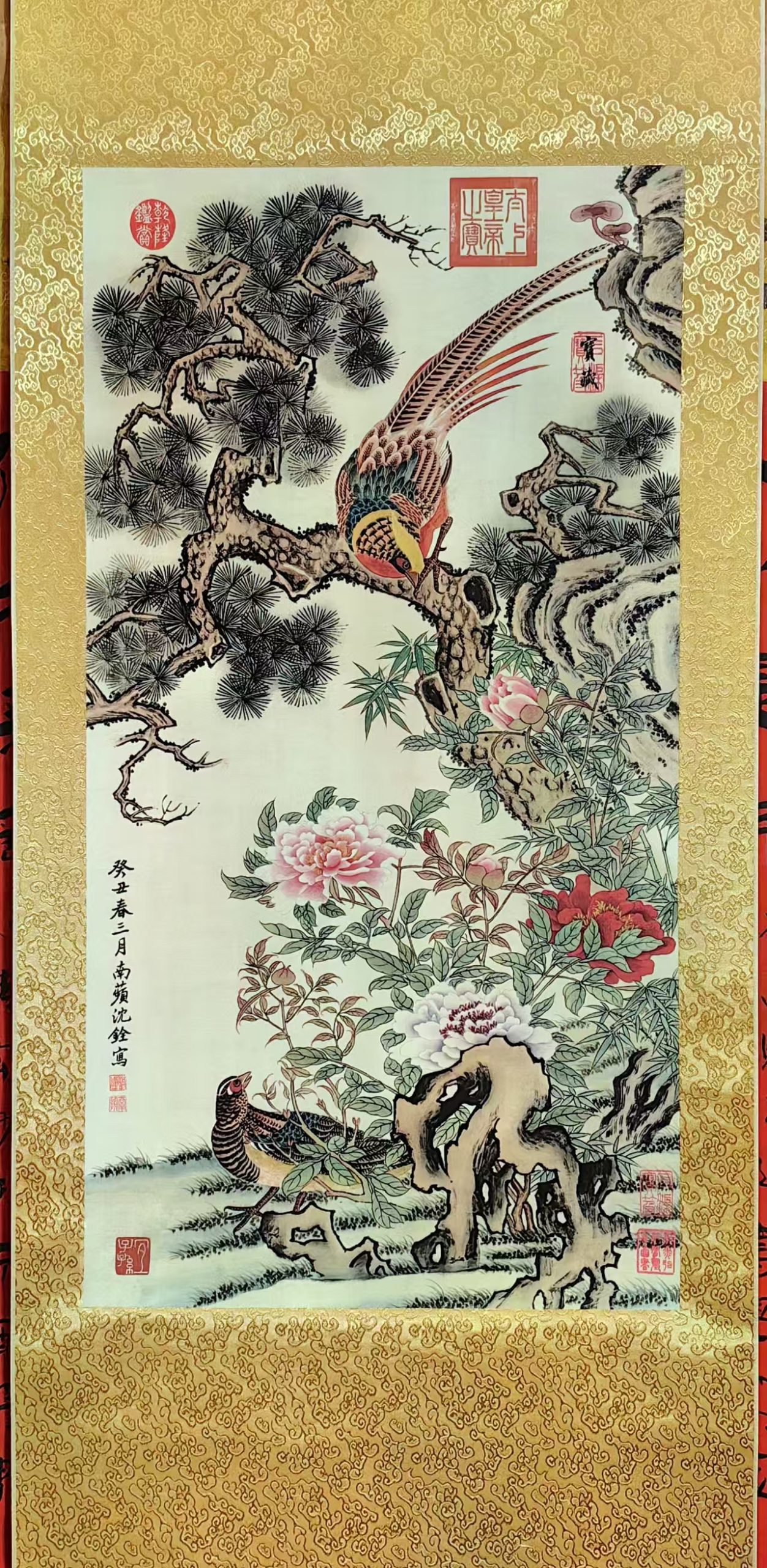 沈铨《花鸟图》-嘉城艺术交易平台