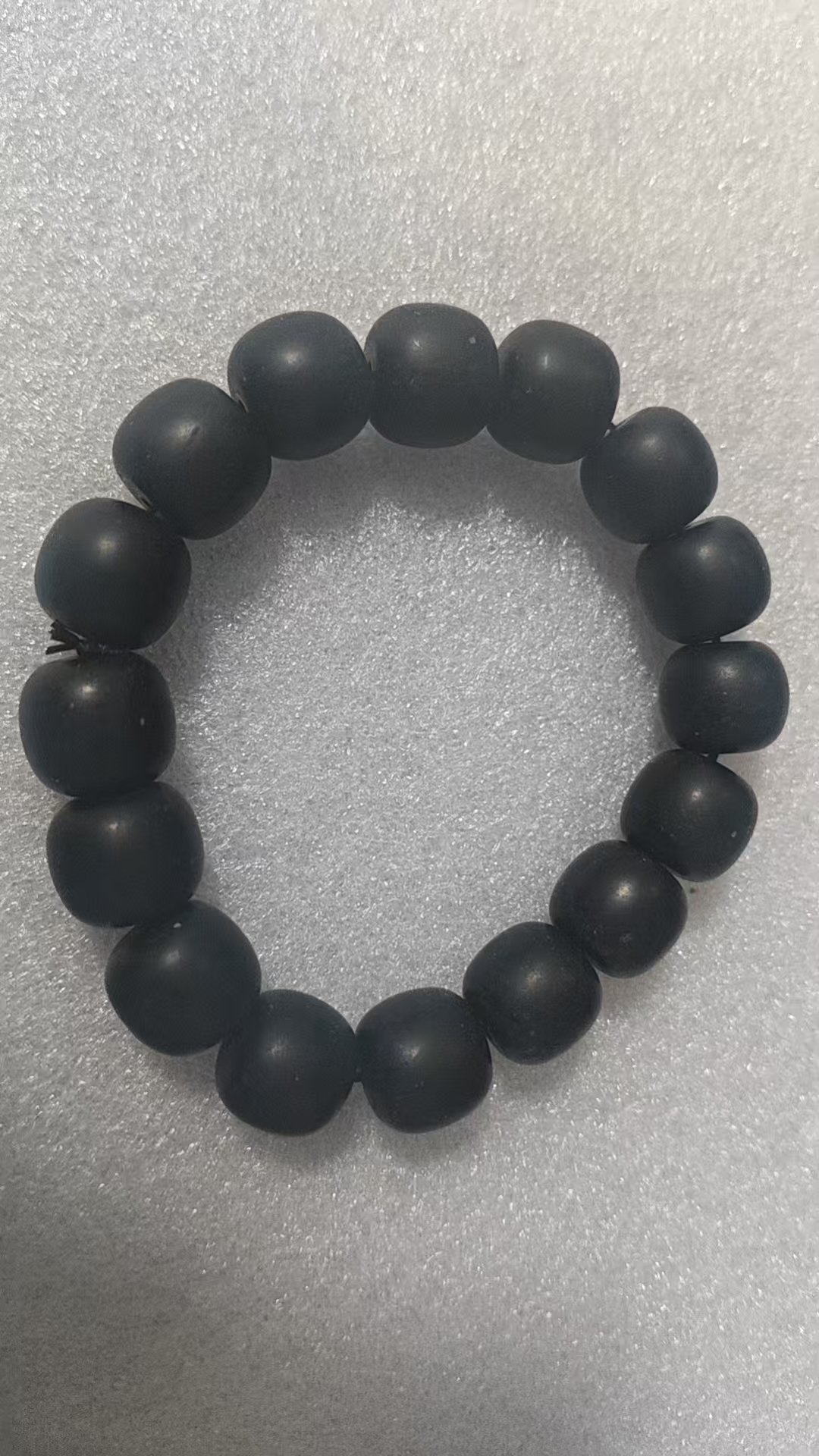 和田墨玉《桶珠手串》-嘉城艺术交易平台