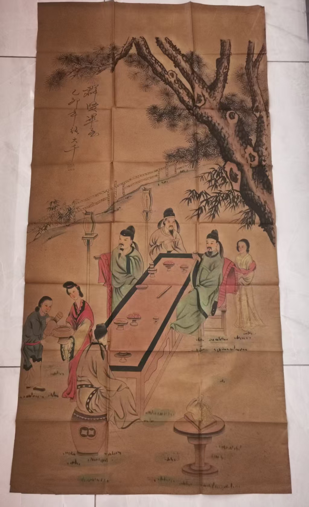 张大千《群贤毕至》-嘉城艺术交易平台