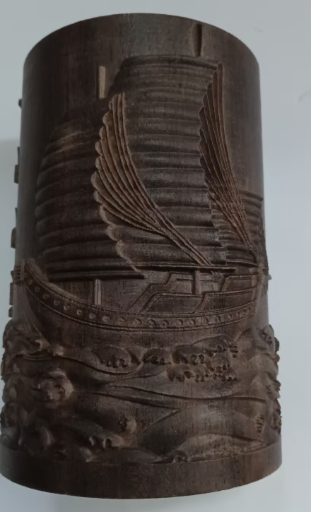 越南富森红土沉香《笔筒》-嘉城艺术交易平台