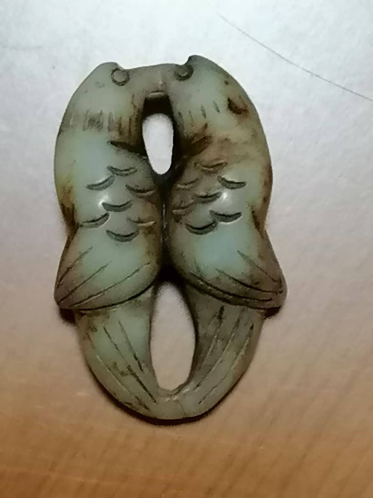 高古玉双兽形双联佩-嘉城艺术交易平台