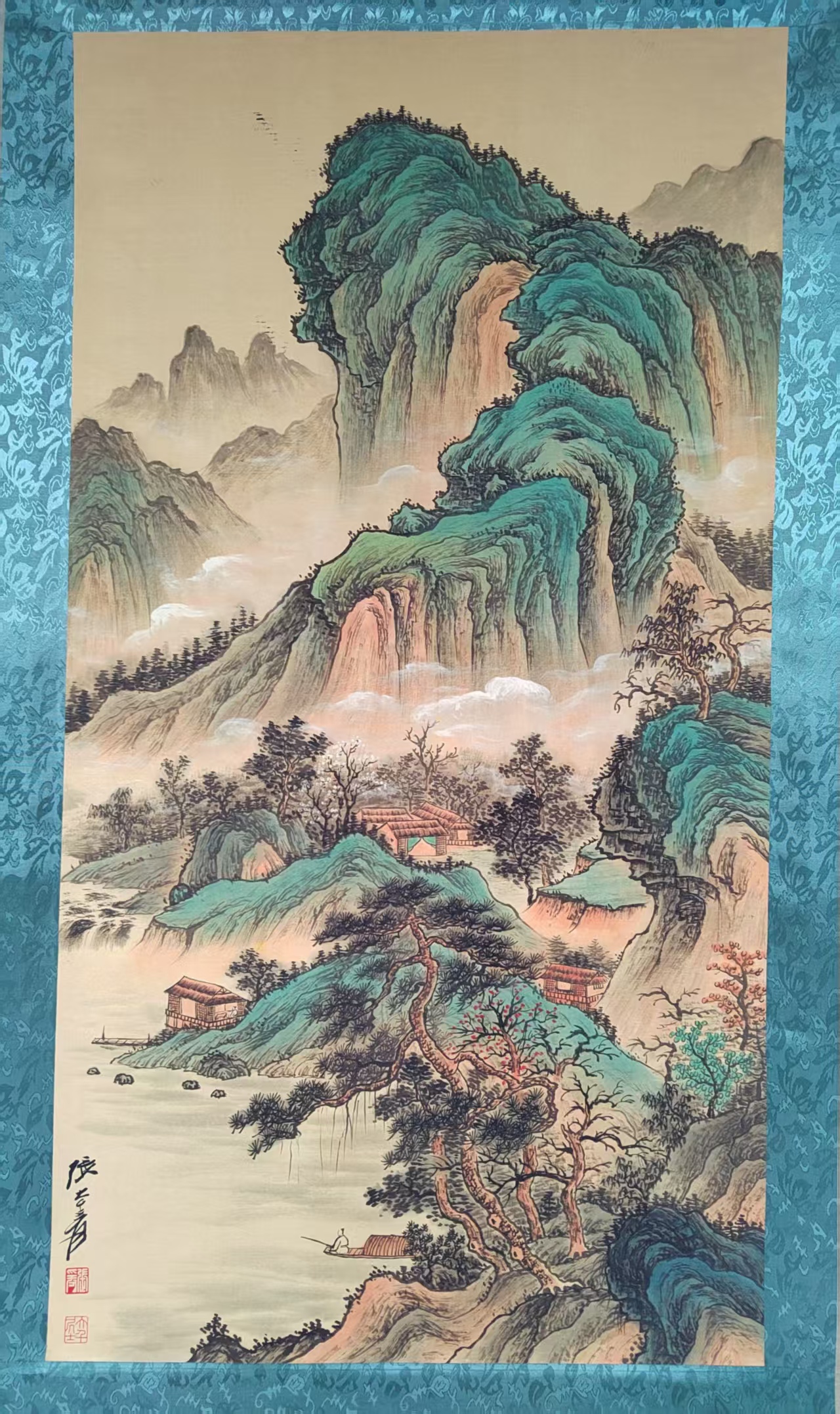 张大千《青峰云天》-嘉城艺术交易平台