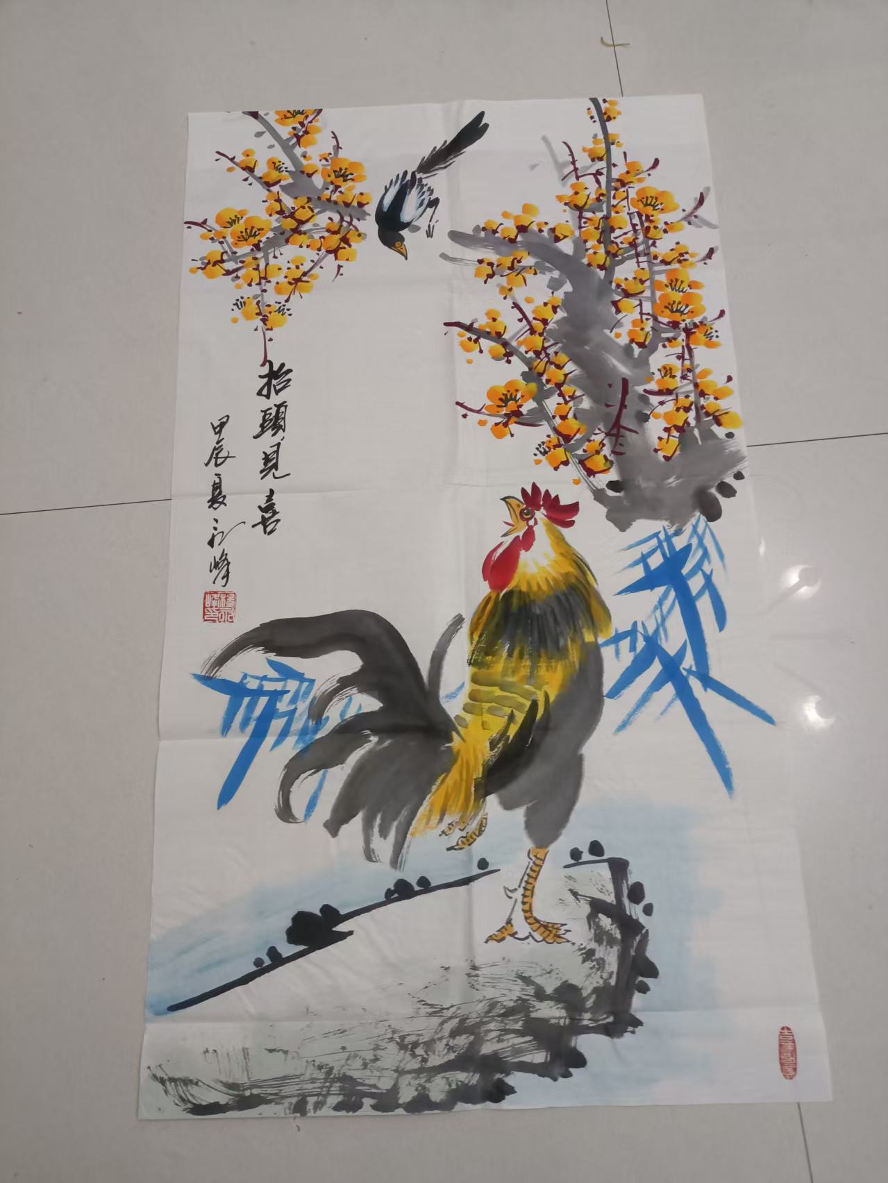 王永涛《抬头见喜》-嘉城艺术交易平台