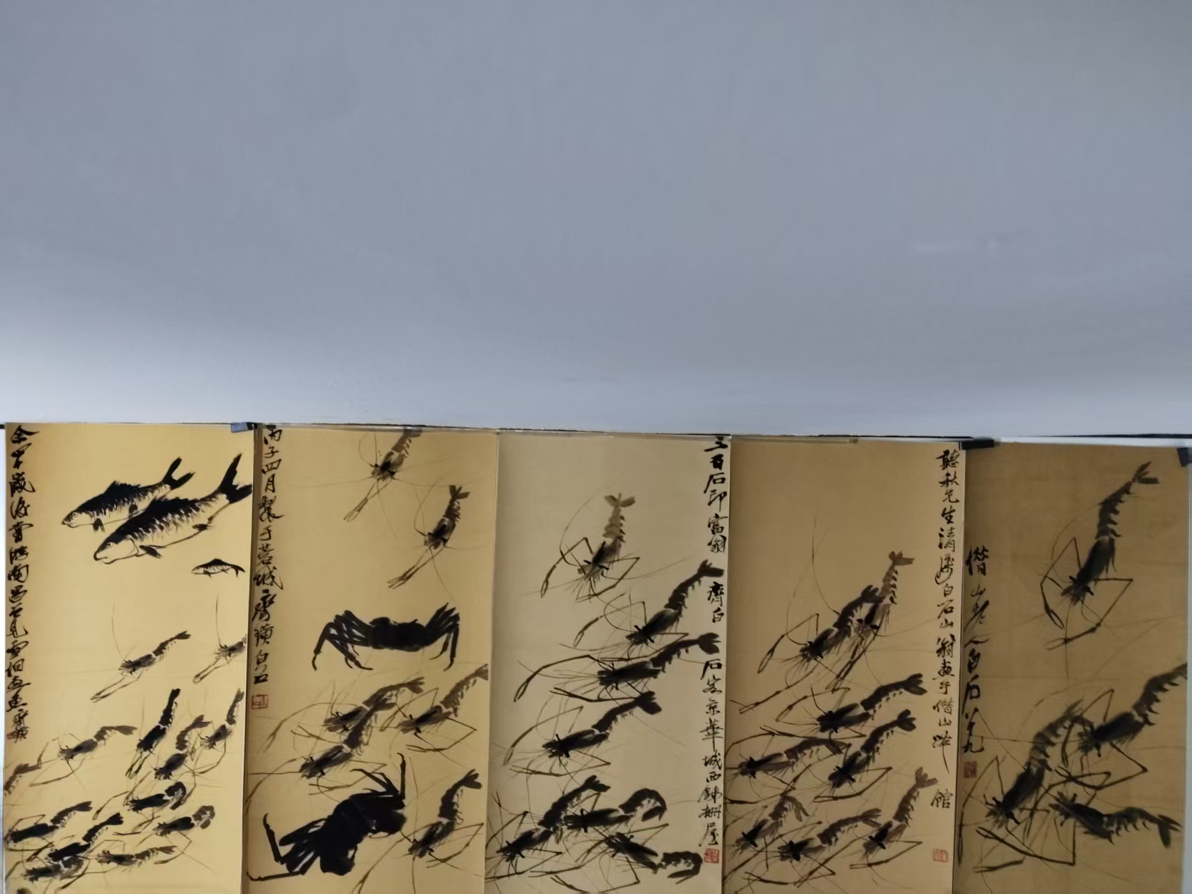 齐白石《虾蟹图合集》-嘉城艺术交易平台