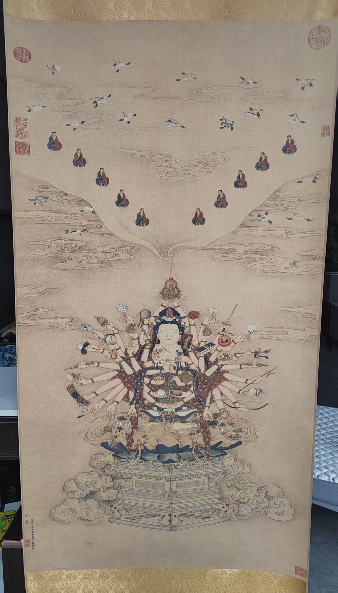 丁观鹏《宝相观音图》-嘉城艺术交易平台