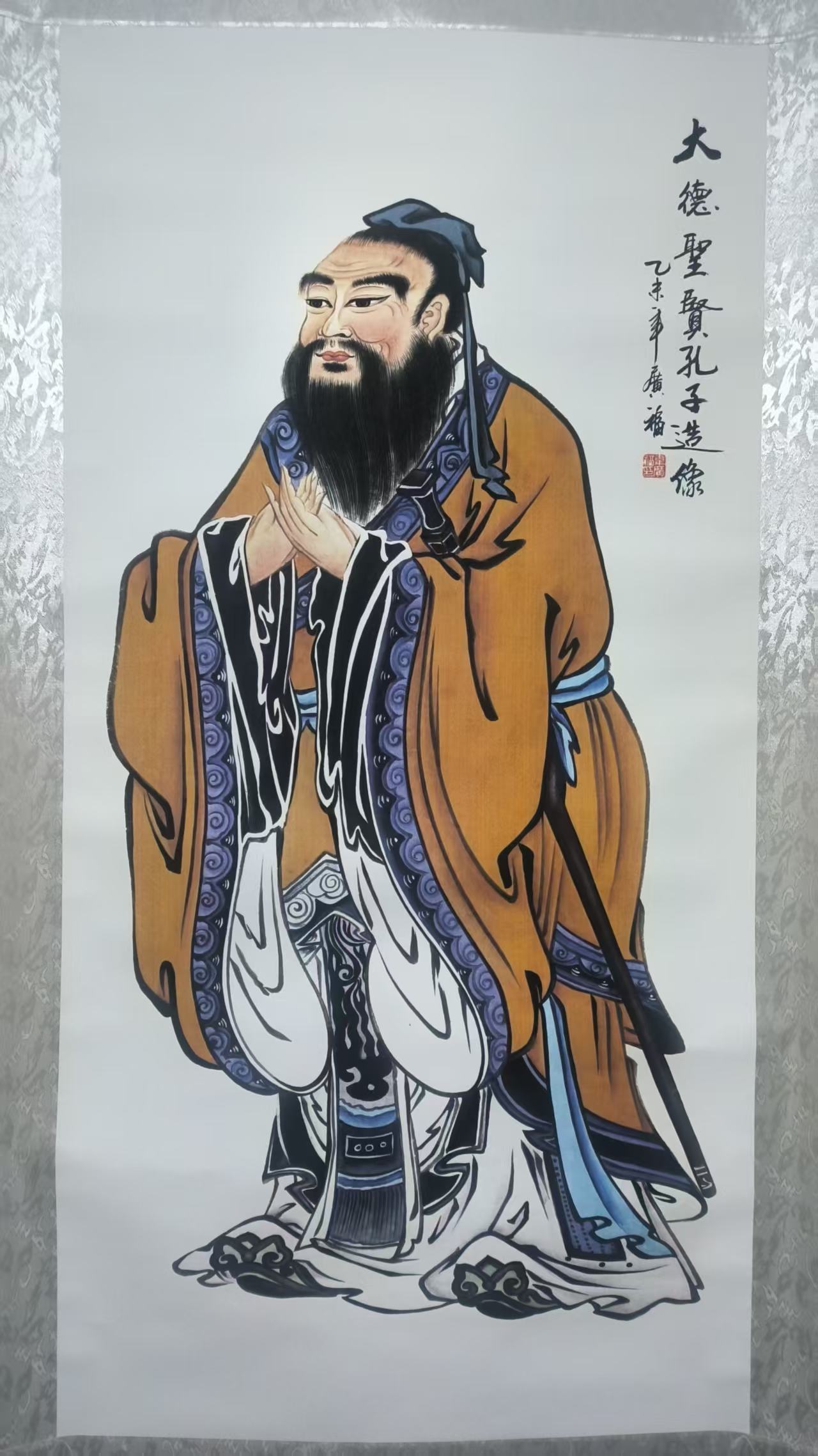 广福《大德圣贤孔子造像》-嘉城艺术交易平台