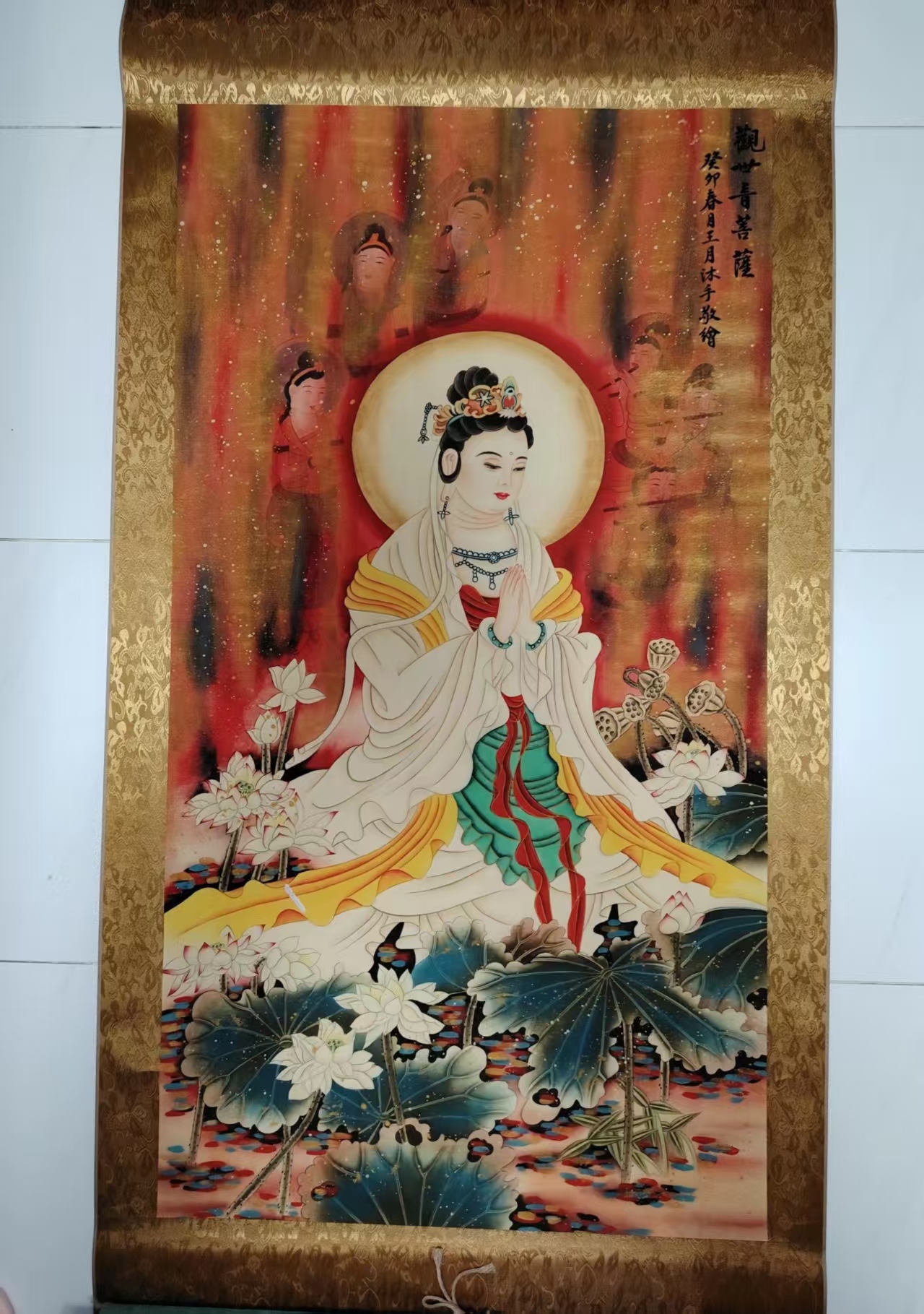 王月《观音图》-嘉城艺术交易平台