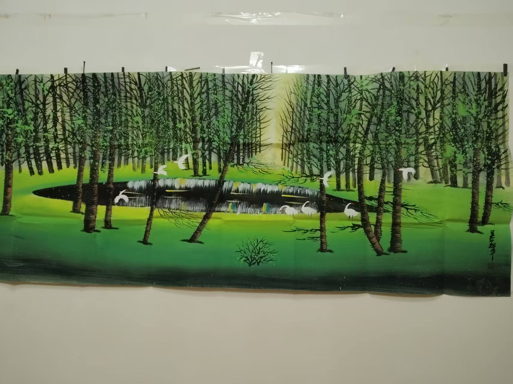 吴冠中《醉春》-嘉城艺术交易平台