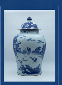 青花人物将军罐-嘉城艺术交易平台
