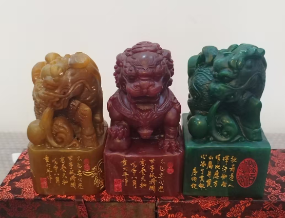 三色狮钮印章-嘉城艺术交易平台