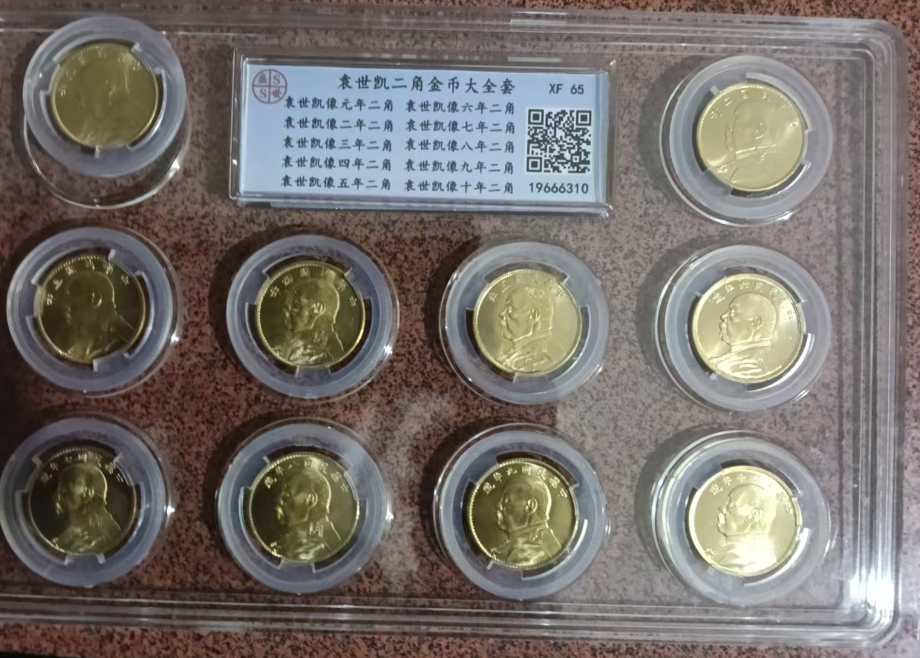 袁世凯《二角金币大全套》-嘉城艺术交易平台