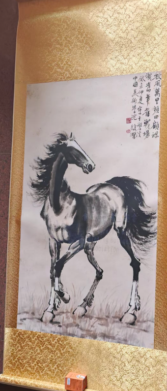 徐悲鸿《骏马图》-嘉城艺术交易平台