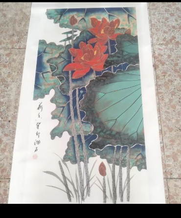 湖石（胡宏源）《荷香》-嘉城艺术交易平台