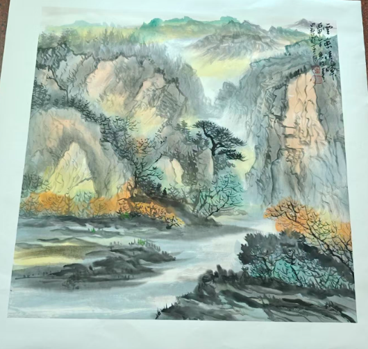 陈日新《云密清晖》-嘉城艺术交易平台