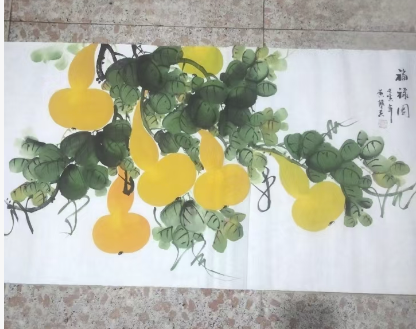 黄艺《福禄图》-嘉城艺术交易平台