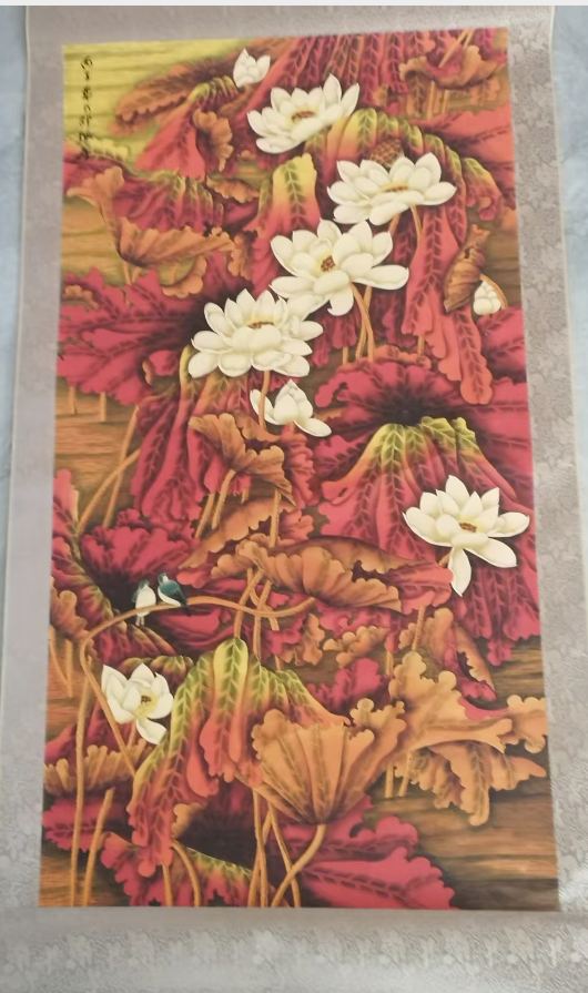 张大千《荷花》-嘉城艺术交易平台