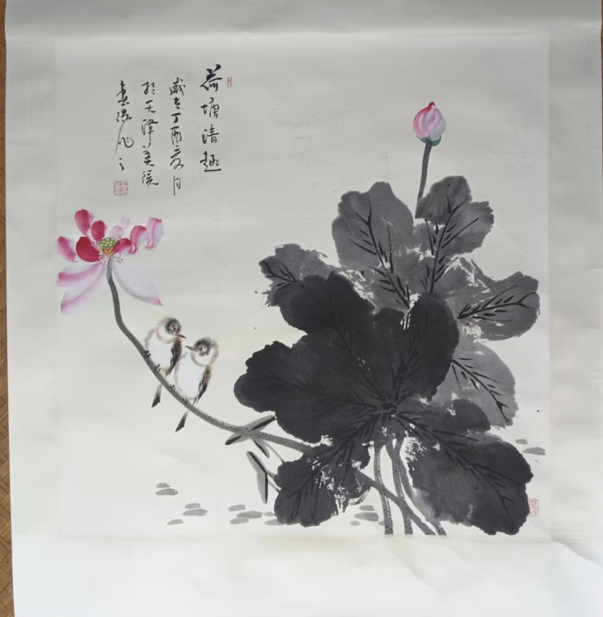 霍春阳《荷塘清趣》-嘉城艺术交易平台