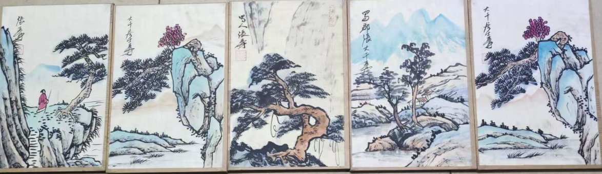 张大千《山水画合集》-嘉城艺术交易平台