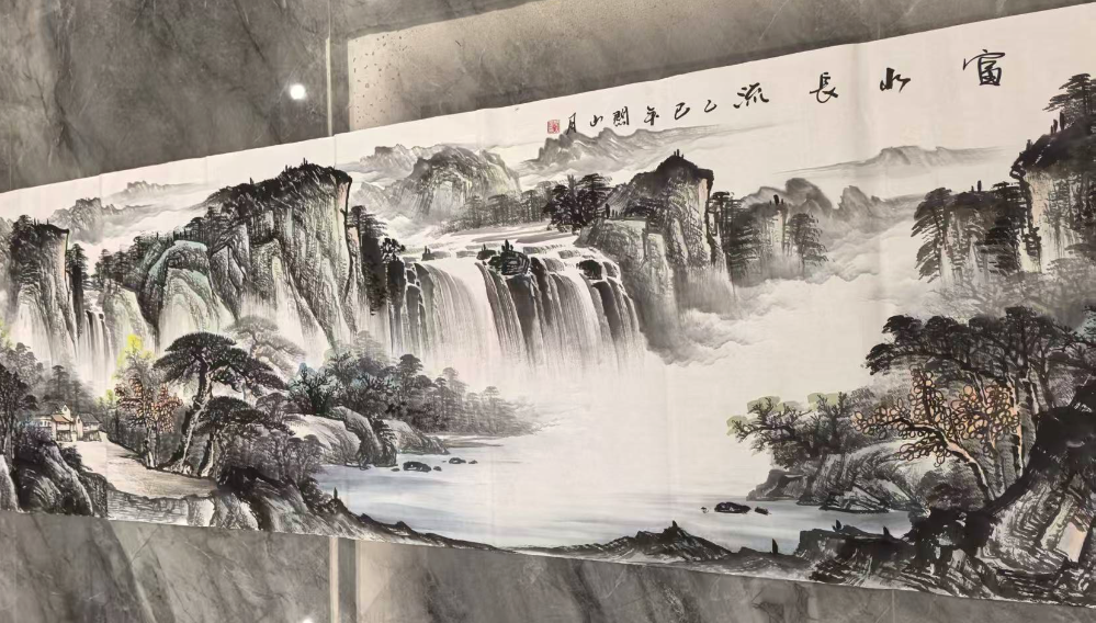 关山月《富水长流》-嘉城艺术交易平台