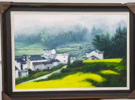 田成义《村落》-嘉城艺术交易平台