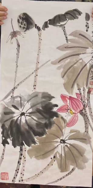 齐由来《荷花》-嘉城艺术交易平台