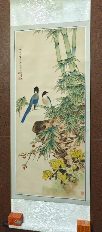 田世光《竹鹊图》-嘉城艺术交易平台