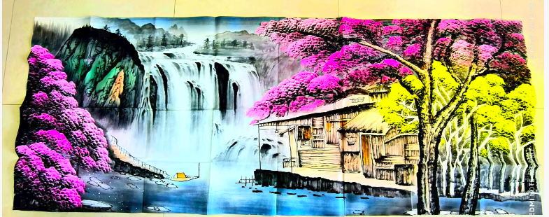 吴冠中《山水图》-嘉城艺术交易平台