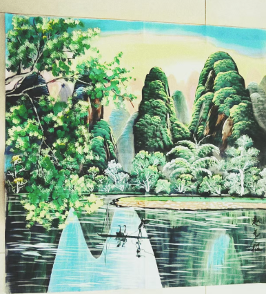 赵无极《山水图》油画-嘉城艺术交易平台