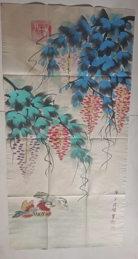 沈铨《鸳鸯图》-嘉城艺术交易平台