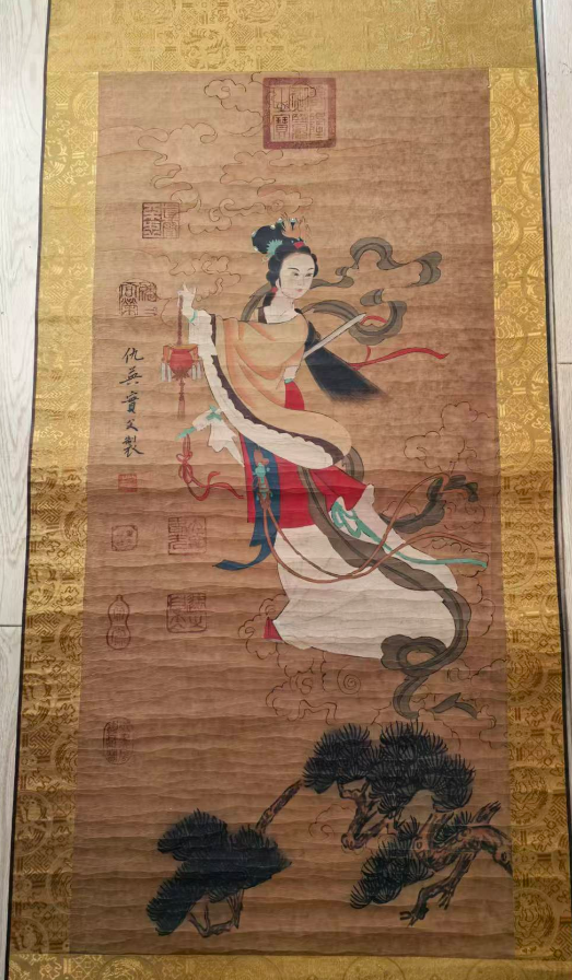 仇英《麻姑献寿》-嘉城艺术交易平台