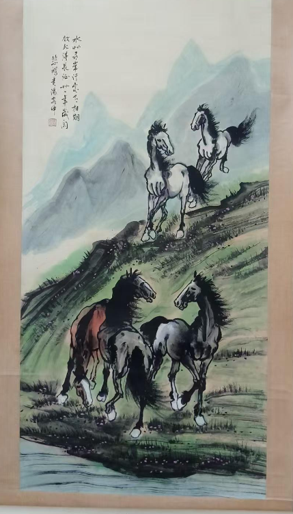 徐悲鸿《骏马图》-嘉城艺术交易平台