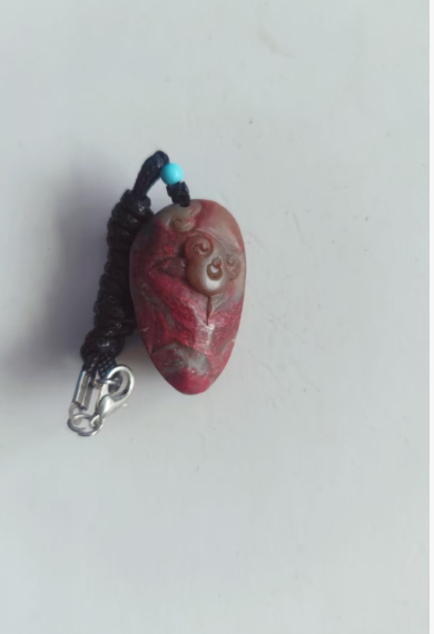 鸡血石挂件-嘉城艺术交易平台